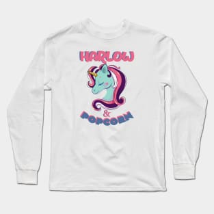 Harlow And Popcorn Merch Popcorn The Pony Long Sleeve T-Shirt